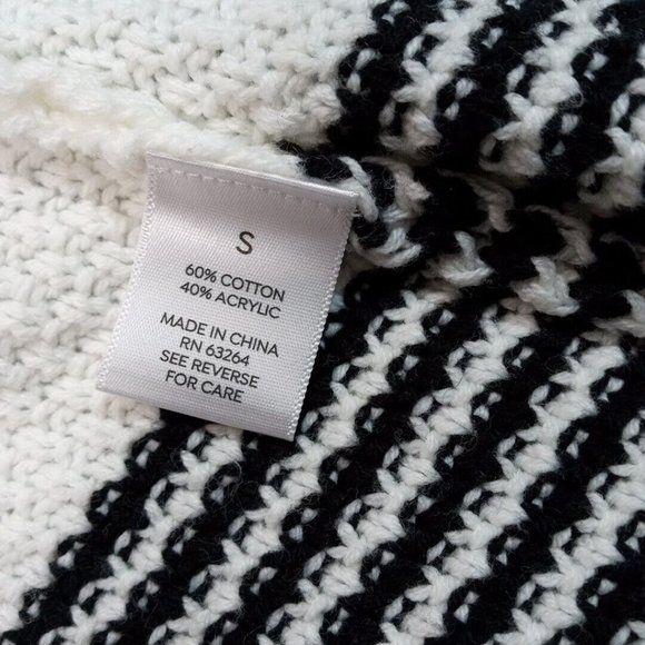 Westport Womens Sweater Cardigan Off White Small Open Front‎ Long Sleeve - Picture 10 of 10